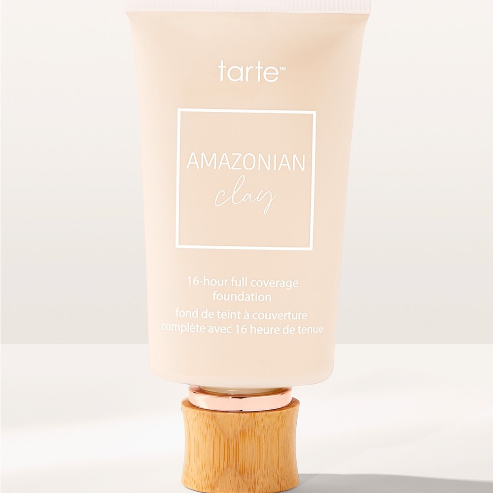 Tarte Amazonian Clay 16-hr Full Coverage Foundation NWT PORCELAIN BEIGE FULL SZ
